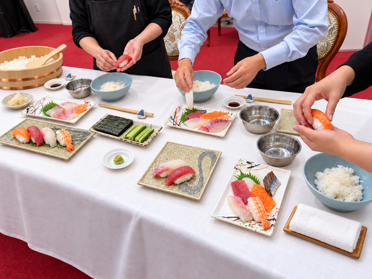 Making sushi