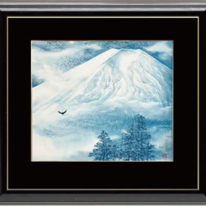 蒼雪の富士山　祈りの翼